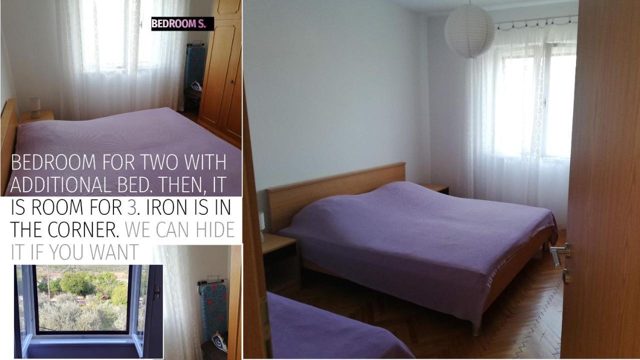 Spacious Family Apartment With Parking In The Shade And Barbecue House Шибеник Екстер'єр фото